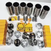 for CAT Caterpillar C9 Overhaul Rebuild kit 24 VALVES + Piston Liner Gasket brgs
