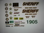 Indian River Florida County Sheriff Patrol Vehicle Decals 1:18