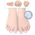 1Pair Soft Silicone Gel Toe Separator Hallux Valgus Bunion Thumb Corr*d*