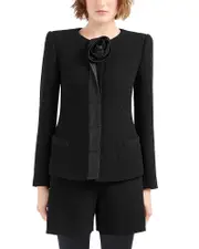 Emporio Armani Rosette Stretch Tech Weave Jacket