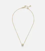 [Bvlgari] Bvlgari B.zero1 18kt gold pendant necklace with diamonds One Size gold