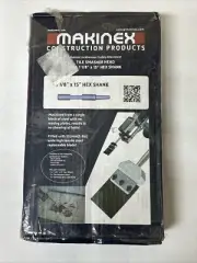 Makinex Tile Smasher Head 1-1/8" x 15" Hex Shank TSHCSSUS for Jackhammer Trolley