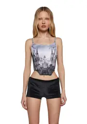 [Widow] Beyond The Grave Corset Top