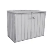 Absco Sheds 1.52 x 0.78 x 1.15m Zincalume Wheelie Bin Cover - Zincalume