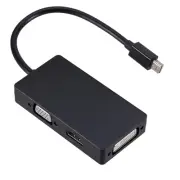 3IN1 Mini Display Port Converter Male 20Pin Adapter Connector for Mac Air Pro t