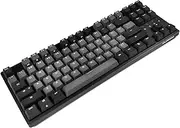 DURGOD Taurus K320 TKL Mechanical Gaming Keyboard - 87 Key - Cherry MX Brown - Double Shot PBT - NKRO - USB Type C, Space Grey, ANSI