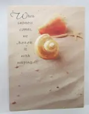 5 Vintage Hallmark "Sympathy" Greeting Cards Lot #23