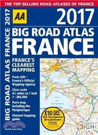 在飛比找三民網路書店優惠-Big Road Atlas France 2017