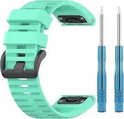 [MGTCAR] 26mm Sport Silicone Watchband Strap For Garmin Enduro/TACTIX DELTA Easy Fit Quick Release Wirstband For Garmin 6X Pro Bracelet