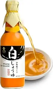 YAMASAN KYOTO UJI Soy Sauce White Naturally & Traditionally Brewed, Artisanal Handworks, From Japanese Small Brewery of 100 Years History (360ml)