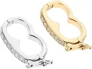 CIMAXIC Pearl Enhancer Clasp Lock Bracelet Clasps for DIY Necklace Anklet Jewelry Supplies