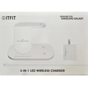三星 Samsung C&T ITFIT 三合一LED無線充電板 公司貨