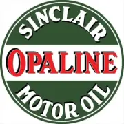 Sinclair Opaline Motor Oil NEW Sign 28" Diameter ROUND AMERICAN STEEL