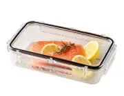 Crystal Lock Airtight Food Storage Containers with Lids Set(45.6oz) | BPA-Fre...