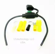 Add Fuse 30 Amp Inline Fuse Littlefuse Style Holder Mini Auto Motorcycle Marine
