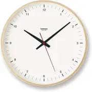 Lemnos Wall Clock Analog Natural Wood Color Plywood Clock T1-017 (1) LEMNOS