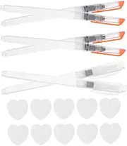 16pcs Foam Texture Painting: Foam Texture Paper and Water Brush Kit for Kids - DIY 3D Art Blank Paint Supplies for Family School Educational Fun
