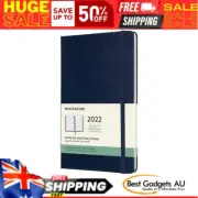 Notebook Weekly Notebook Hard Cover Diary Large Paper Sapphire Blue 2022