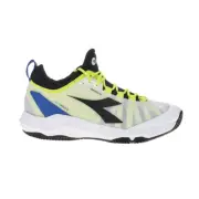 Diadora Speed Blushield Fly 4+ Clay Tennis Mens White, Yellow Sneakers Athletic