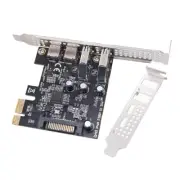 PCIE to USB 3.2 Expansion Card 5Gbps PCIE Card Hubs for Desktops Accessory