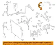CHRYSLER OEM A/C AC Condenser/Compressor/Line-Heater Hose 68199254AB (for: Chrysler)
