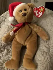 TY Beanie Baby Teddy Holiday Bear Tag Errors 1997 Retired #4200 VERY RARE MINT