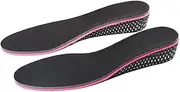 minkissy 1 Pair Booster Pad Running Insoles Invisible Height Increased Insoles Shoes Lift Pads Height Increase Insole Height Lift Insoles Absorbing Support Pad Sports Insoles Elevator Red