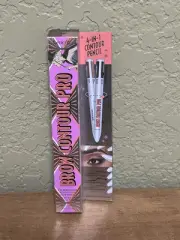 Benefit Brow Contour Pro Eyebrow Pencil 4-in-1 Pencil (Brown-Black) Deep NIB