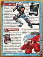 2004 GI Joe/Inuyasha TCG Print Ad/Poster Storm Shadow Anime CCG Card Game Art