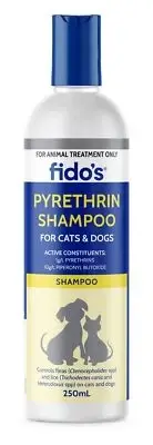 Mavlab Fido's Pyrethrin Sham 250ml 500ml Flea Lice Shampoo Dog Cat Grooming