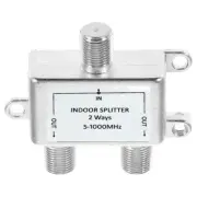 1 In 2 Out RF Coax Cable Splitter And 2 In 1 Out RF Coax Cable TV Combiner