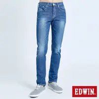 在飛比找momo購物網優惠-【EDWIN】男裝 大尺碼-503EDGE窄直筒牛仔褲 綠色