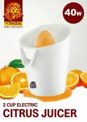 2 Cups Electric Citrus Juicer Compact Lemon/Lime Orange Squeezer40 Watts
