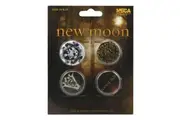 The Twilight Saga New Moon Pin Set Of 4 Crests