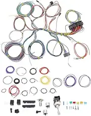 Extra Long 22 Circuit Wiring Harness Kit with Premium Connectors, Ideal for Custom Builds, Restorations