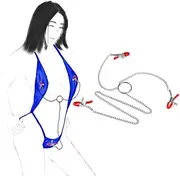 Adults Non-Piercings Body Rings Metal Rings Adjustable Breast Clip Sex Nipple Clamp For Men Women, Non-Piercing Metal Stimulator Nipple Clips Adult Toys