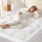 Mattress Topper Queen for Back Pain, Memory Foam Pillow Top Mattress Topper Q...