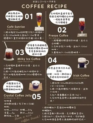 日本  Iwaki 冰滴咖啡壺 冰釀咖啡器 濾器濾杯 440ml (KT8644-CL)