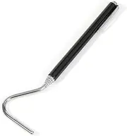 AQUANEAT Reptile Snake Hook, 26inch Extendable Stainless Steel Snake Stick with Non-Slip Handle