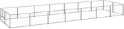 Generic Dog Kennel Silver 14 m虏 Steel,3082123