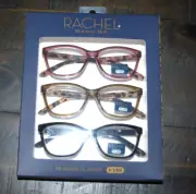 Rachel RACHEL ROY Reading Glasses + 1.50 3 Piece Set