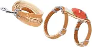 Kisangel Cat Harness Leash Small Pet Harness Easy to Wear Take Off for Indoor Outdoor Activities