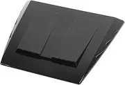 Car Air Intake Car Air Flow Decorative Intake Hood Scoop Vent Bonnet Cover Gloss Black Universal Hood Vent External Accessories Hood Vents