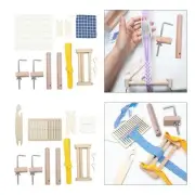 Warping Clamp Weaving Loom Kits Wood for Mats Scarves Carpets Tapestries Weaving