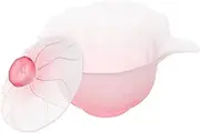 ULTECHNOVO Glass Lotus Bowl Kung Fu Tea Cup Lid Traditional Chinese Tea Set