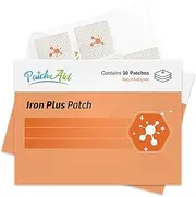 Iron Plus Topical Patch by PatchAid (30-Day Supply) (White)
