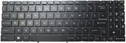 Laptop Per-Key RGB Backlit Keyboard for MSI Stealth 16 AI Studio A1VIG A1VHG A1VGG A1VFG MS-15F3 MS-15F4 English US Black No Frame New