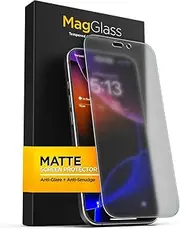 Magglass Compatible with iPhone 16 Pro Max Matte Screen Protector, (Anti Glare) Fingerprint/Scratch Proof Tempered Glass (Easy Applicator Included)