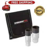 JS Products Inc 3/8" Drive Spark Plug Socket Set 2 Pieces 3/8"Drive 2 Pcs 79996