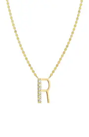 Lana 14K Gold Initial Pendant Necklace